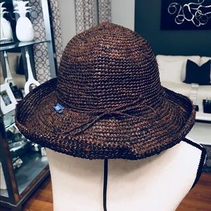 Wallaro Brown Straw Catalina Sun Hat